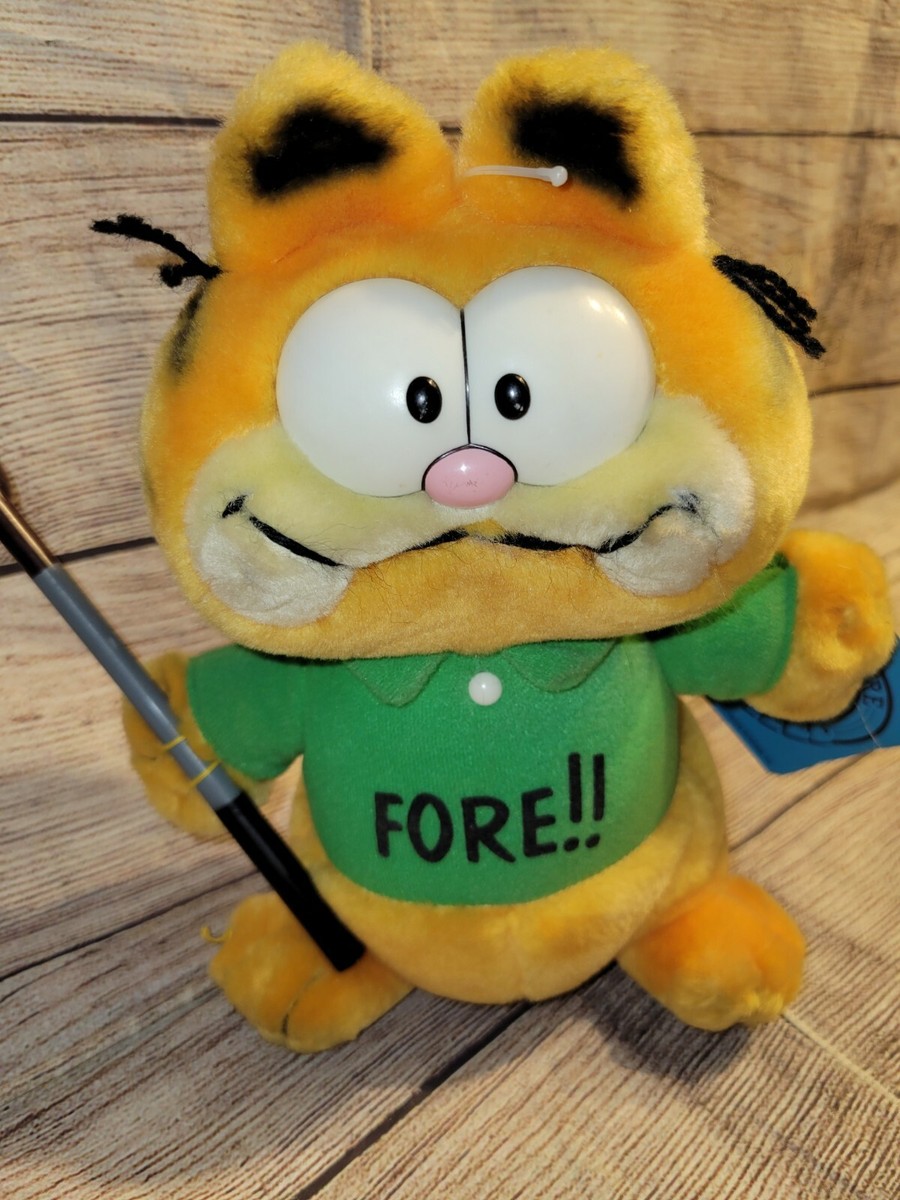 Vintage 1978 Garfield Golf FORE Plush Stuffed Animal By DANKIN | eBay
