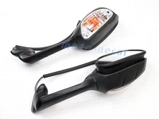 Rearview Mirrors with Turn Signal Light Bulb For 2006-2016 2011 GSXR 1000/750