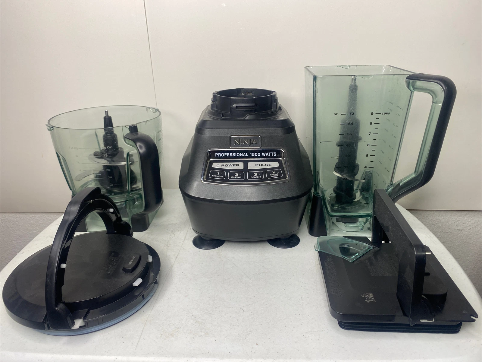 Ninja BL770W 30 Professional 1500 W Blender W/ 72oz & 56oz Pitcher & Blades