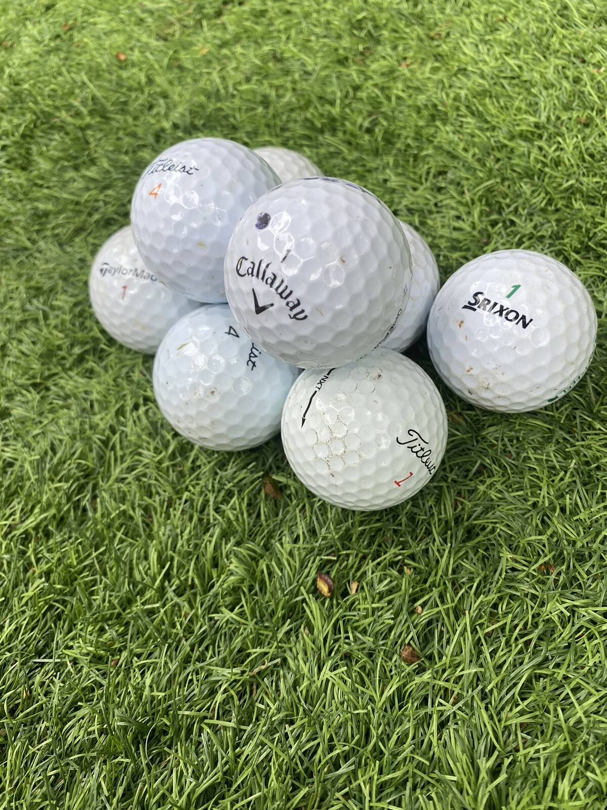 40 100 200 Premium Used Golf Balls Grade B CALLAWAY TAYLORMADE SRIXON