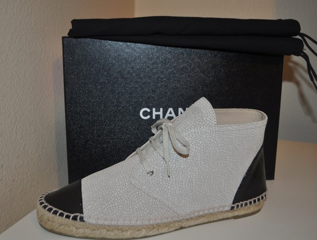 chanel high top espadrilles