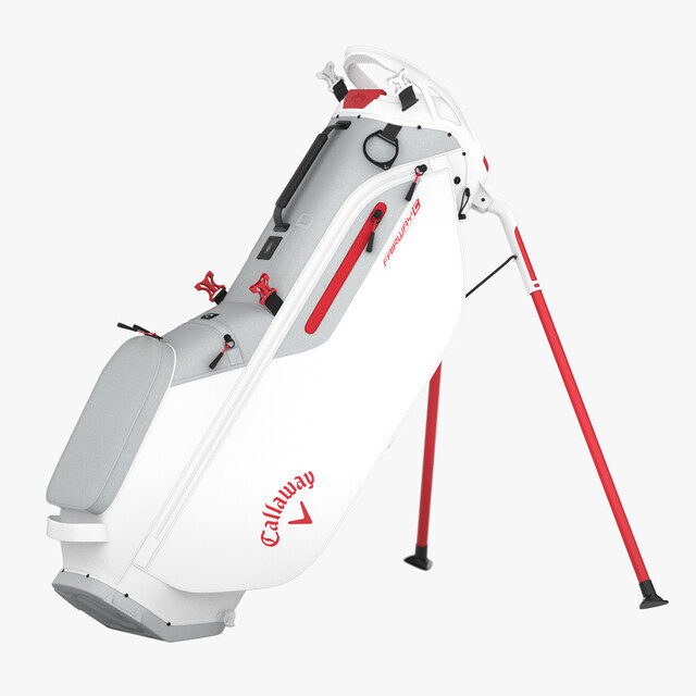 Callaway 2025 Fairway C Stand Bag Silver White Fire Red NEW 2173