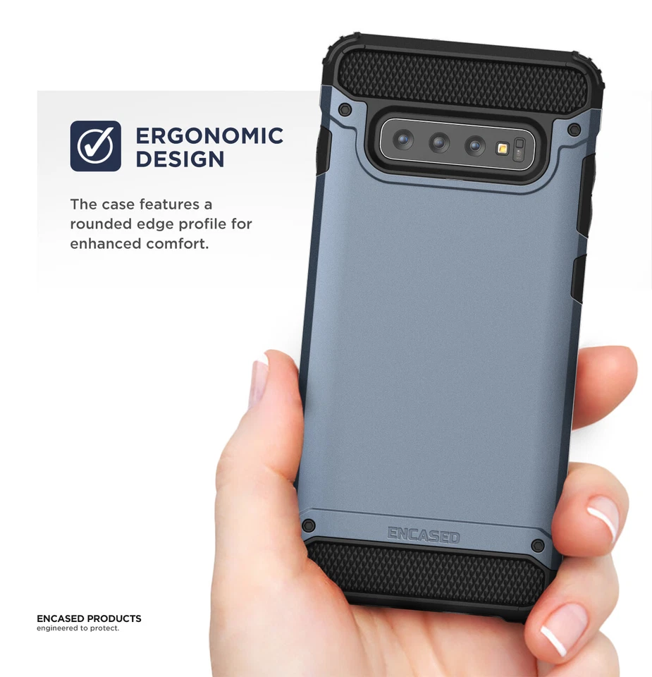 For Samsung Galaxy S10 Plus Heavy Duty Case Military Grade Rugged Cover Blue - Image 3 of 4