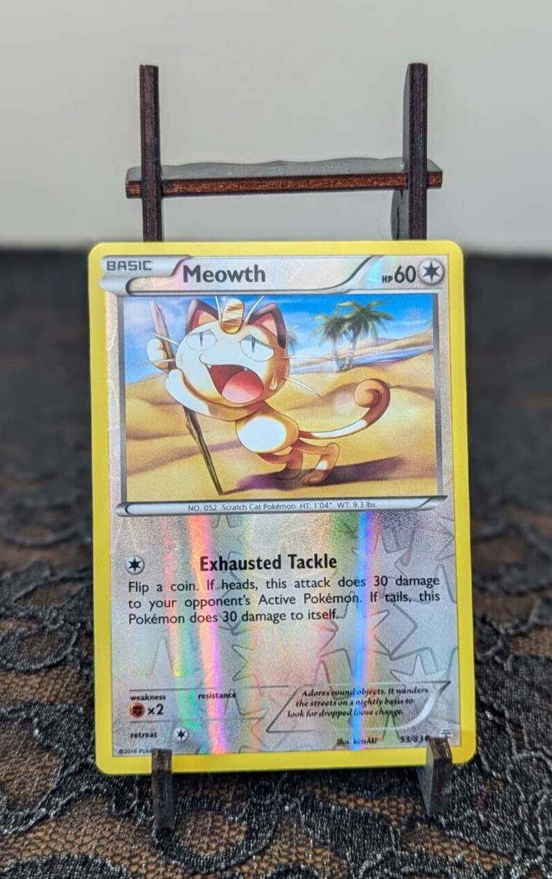 Pokémon TCG Meowth 53/83 Generations Reverse Holo - 2016