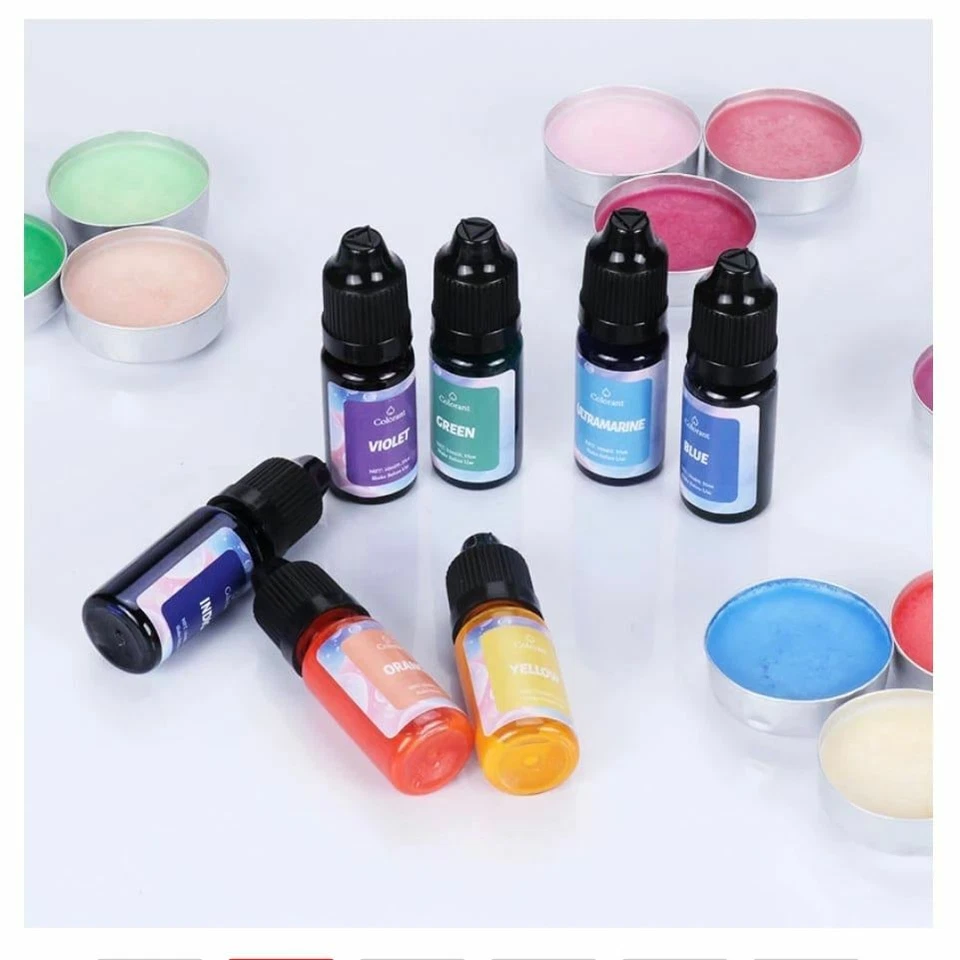 Epoxidharz Seife Wachs Farbe - 18 kristallklare transparente Farben - - Bild 3 von 4