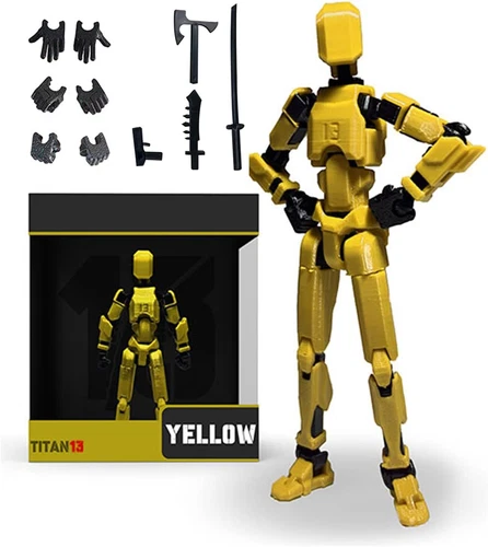 T13 Action Figure,Titan 13 Action Figure Toy Robot,3D Printed Jointed Movable - Picture 25 of 104