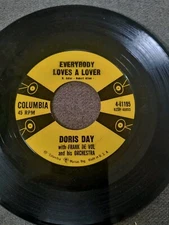 Doris Day - Everybody Loves A Lover/Instant Love - 45 RPM Vinyl Record 7" Single