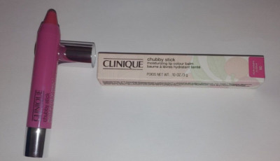 Clinique Chubby Stick Moisturizing Lip Color Balm 06 Woppin  Watermelon Full Siz