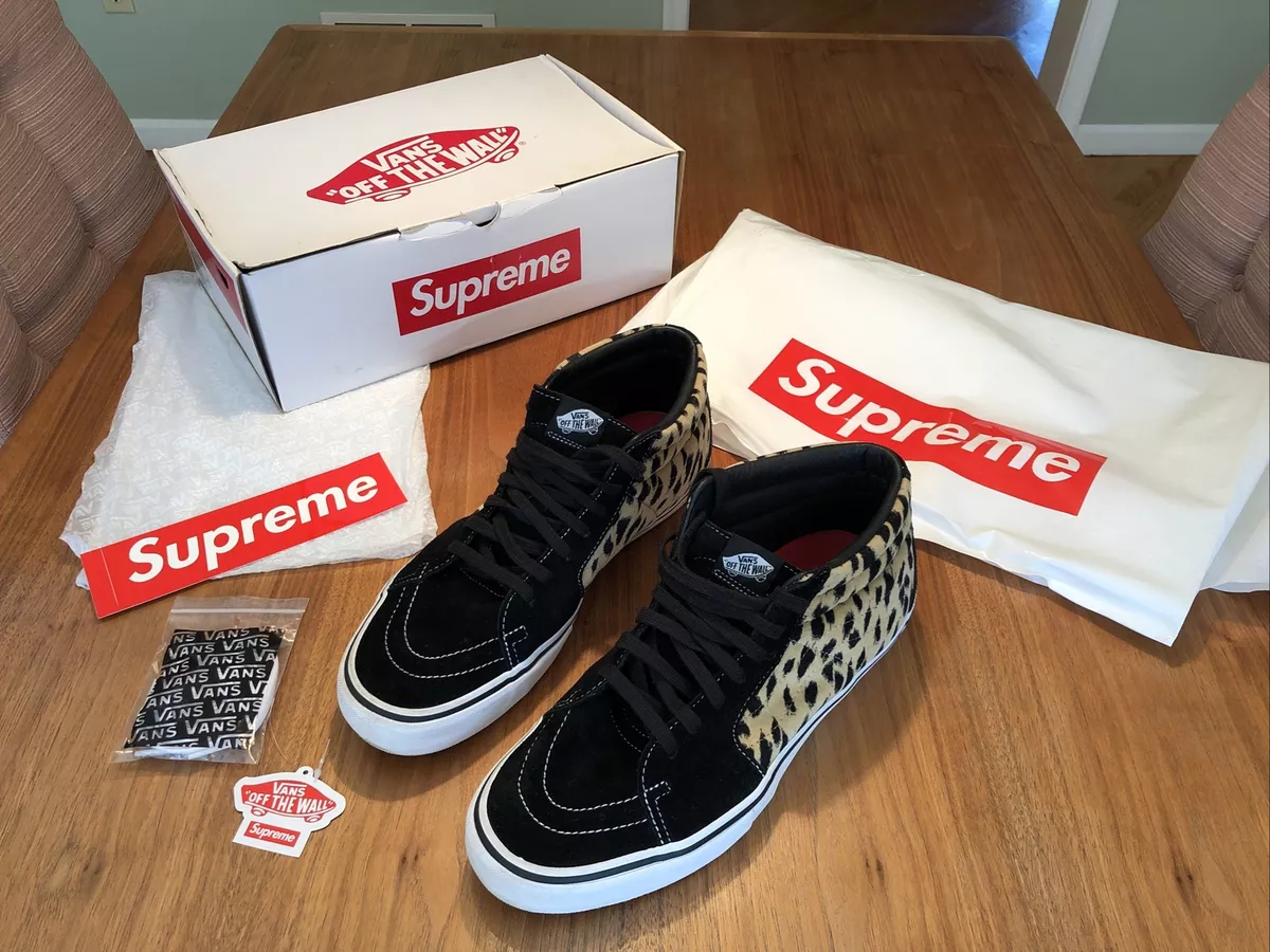 Supreme x Vans Authentic Red Checker Logo (Size 10)