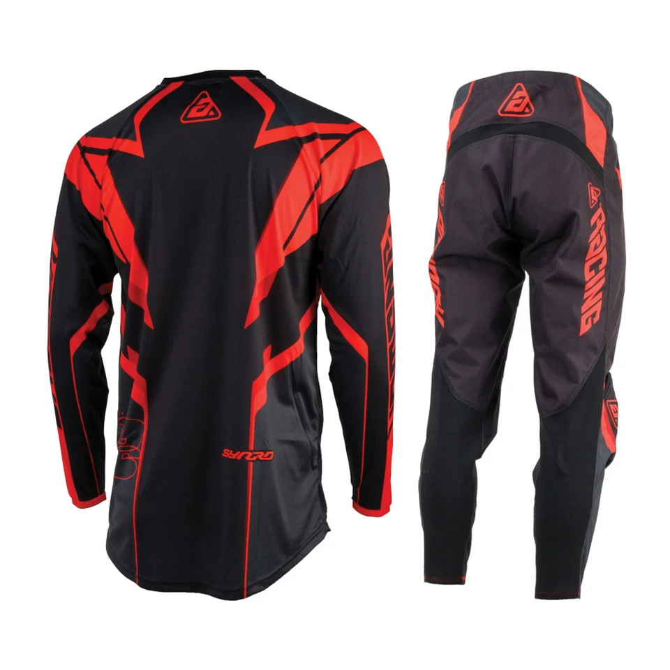 Answer 2025 Youth Syncron Envenom Jersey Pant Combo Red/Black - Image 2 of 4