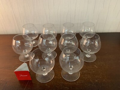 Lot Of 10 Baccarat Crystal Cognac Glasses (Price For The 10) | eBay