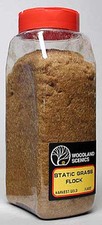 Woodland Scenics 632 Static Grass Flock Harvest Gold 32 oz Shaker - NIB