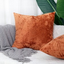 Crushed Velvet Cushion Cover Luxury Throw Pillow Case Cover 16" 18" 20" 22" 24"