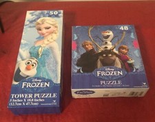 2 Disney Frozen Puzzles Elsa Olaf Brand New Sealed