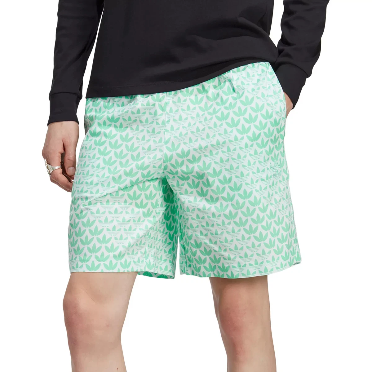 Adidas monogram shorts outlet