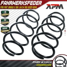 2x Federn Fahrwerksfeder Vorderachse für Fiat Bravo II 198 1.4/1.4 16V 2007-2014