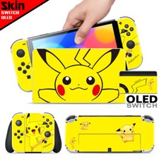 Ci-Yu-Online Pokemon Pikachu Vinyl Skin Screen Protector Nintendo Switch OLED