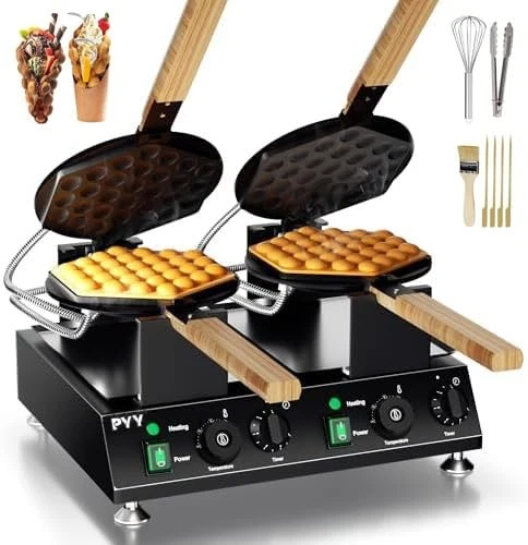 Double Bubble Waffle Maker Commercial Waffle Maker Non-stick Hong Kong Egg