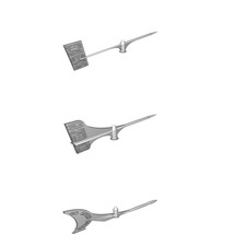 Segnavento Ricambio Indicatore Vento per Opti Deriva Barca a Vela Stampato 3D