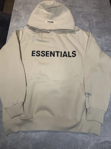 Felpa con cappuccio Essentials Fear of God crema beige S POSTA LO STESSO GIORNO IN CUI ACQUISTI