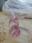 Fenton Iridescent Pink Glass Hummingbird 5066 NG