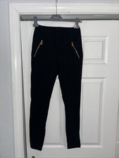 Emilio Pucci Black Stretch Pants Women Size 6 Made In Italy