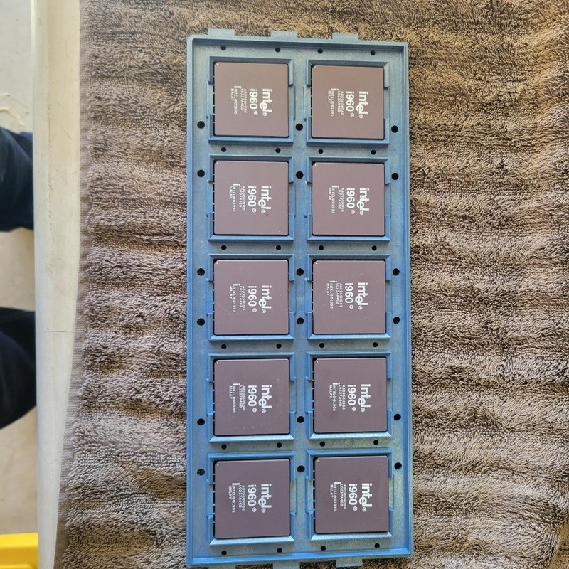 SCRAP CERAMIC CPU 10PC GOLD RECOVERY unused