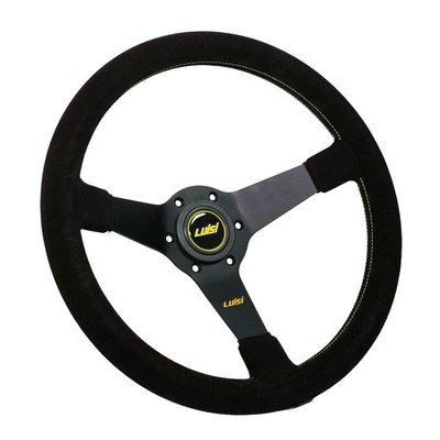 Luisi Mirage Sportlenkrad Wildleder schwarz geschüsselt & mit TÜV