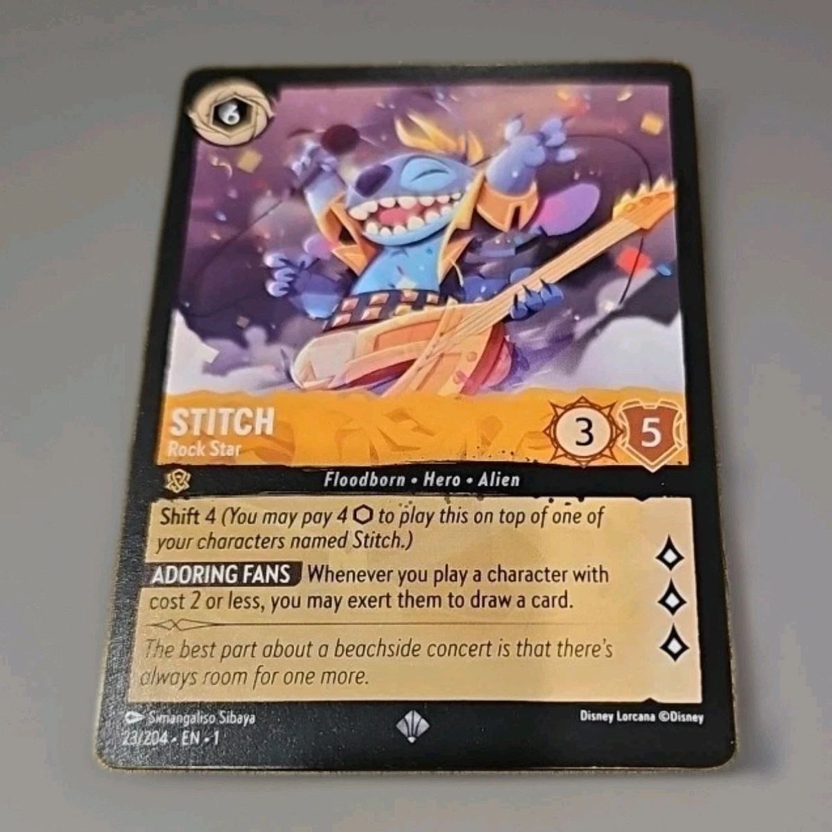 Stitch - Rock Star 23/204 The First Chapter for sale | eBay