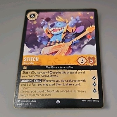 Disney Lorcana The First Chapter - Stitch Rock Star - Non Foil 23