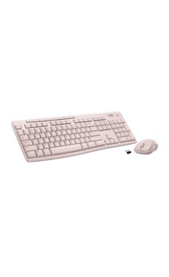 Logitech MK270 Wireless Keyboard and Mouse Combo for Windows, 2.4 GHz Rose,