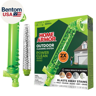 Power Clean Wand, Outdoor Cleaning System, Blasts Away Stains from Mold, Mildew,