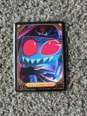 Hazbin Hotel Vox's Severed Head 2nd Edition Season 2 Trading Card