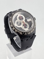 Swatch Right Track SVGB400 Automatic Chronograph Swiss Watch. Works. Read.