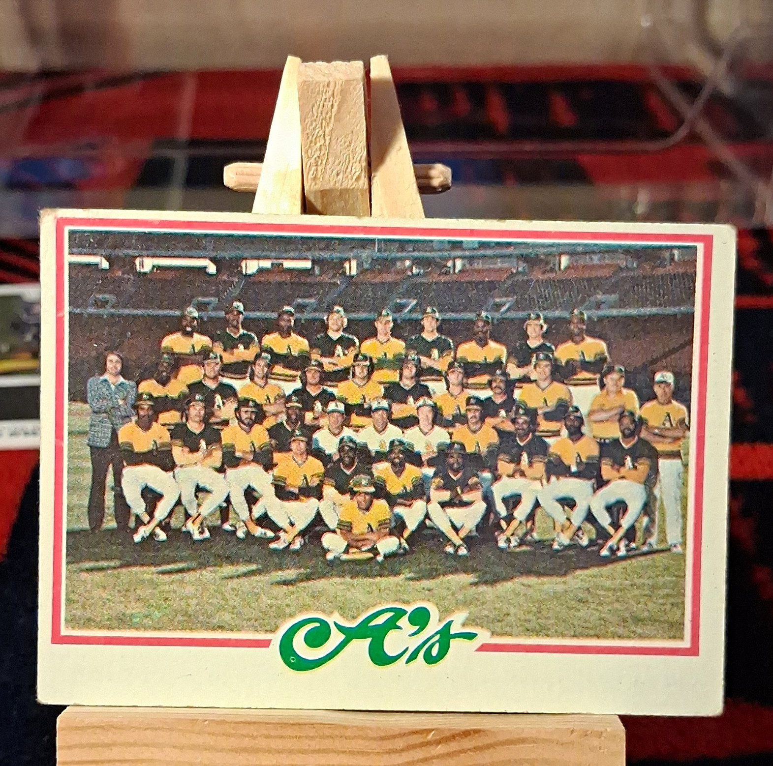 Topps 1979 Oakland Athletics A's Team Checklist #577 MLB Baseball Card