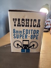 Vintage Yashica 8mm Editor Super-8PE Viewing  Editing Super 8 Movies With Box
