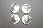 Kennedy Half Dollar .50 JFK 1964 Qty 4