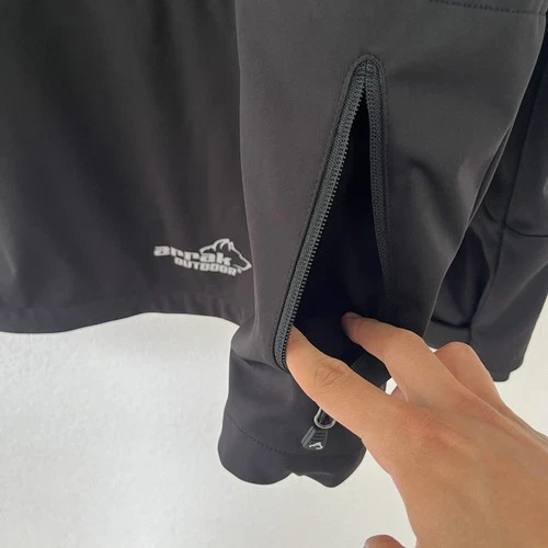 Arrak Outdoor AKKA Mens XL Softshell Jacket WP-3000 Black Sweden image 15