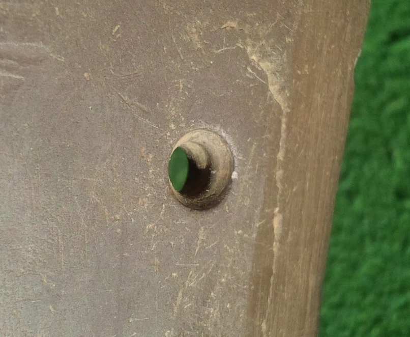 4-3/8" DRILLED SLATE PENDANT KENTUCKY ARROWHEAD AUTHENTIC INDIAN ARTIFACT GORGET - Image 4 of 4