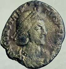 Roman Battle Scene Genuine Ancient Rome Coin 342-348AD Constantius II Authentic