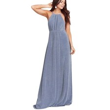 NWT Show Me Your Mumu Amanda Maxi Dress in Dancing Queen Shine Smoke, Medium