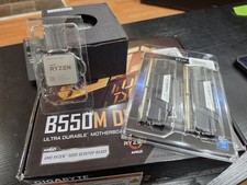 AMD 5700g, 16gb DDR4 3200mhz, B550M Motherboard, AMD Wraith Stealth Cooler Combo