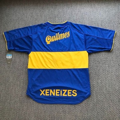 MINT BOCA Juniors 2000 M Home Vintage jersey shirt Argentina Nike