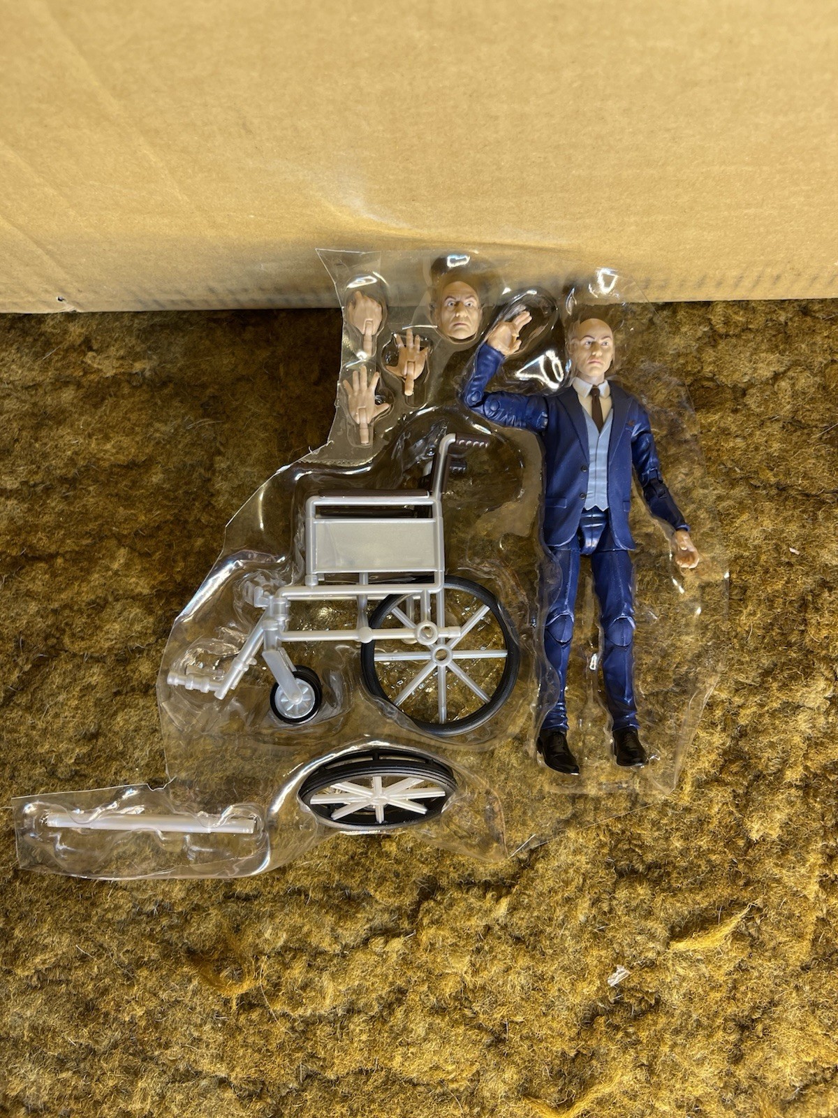 Marvel Legends Professor Xavier, X-Men Movie 20th 2 pack 2020 Stewart Head