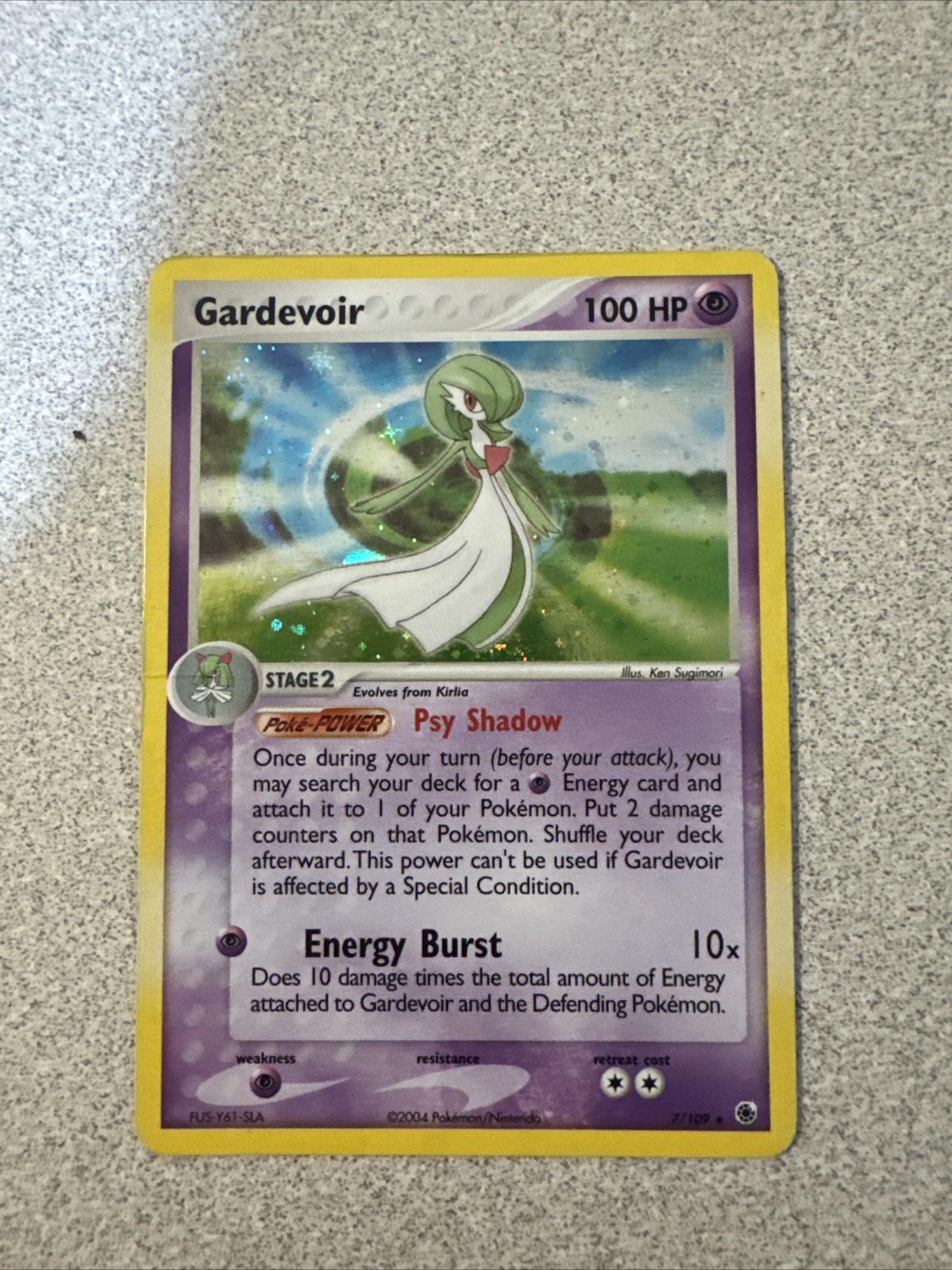Gardevoir 7/109 Holo Pokémon Card TCG - EX Ruby & Sapphire