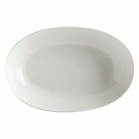 Maxwell & Williams White Basics Schale Oval Servierschale Porzellan Weiß 30X20Cm
