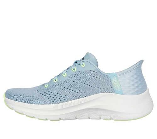 Skechers Slip-ins Arch Fit 2.0 Verde Acqua Sportive Sneaker Donna Scarpe Walking - Foto 5 di 5