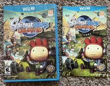 Scribblenauts Unlimited Nintendo Wii U, 2012 with Manual Rated E Tested