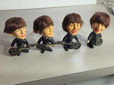 Vtg 1964 Beatles Remco Doll Set Hard Soft NEMS SELTAEB 