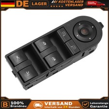 Fensterheberschalter Vorne Links Schwarz 93162636 für Opel Tigra Twintop